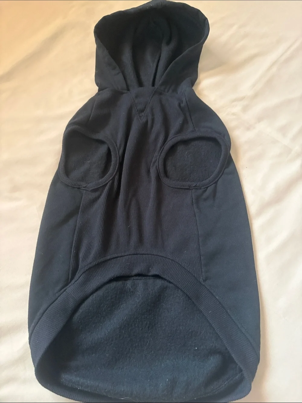 Black Dog Hoodie Sweatshirt - Lightweight Pet Pullover
